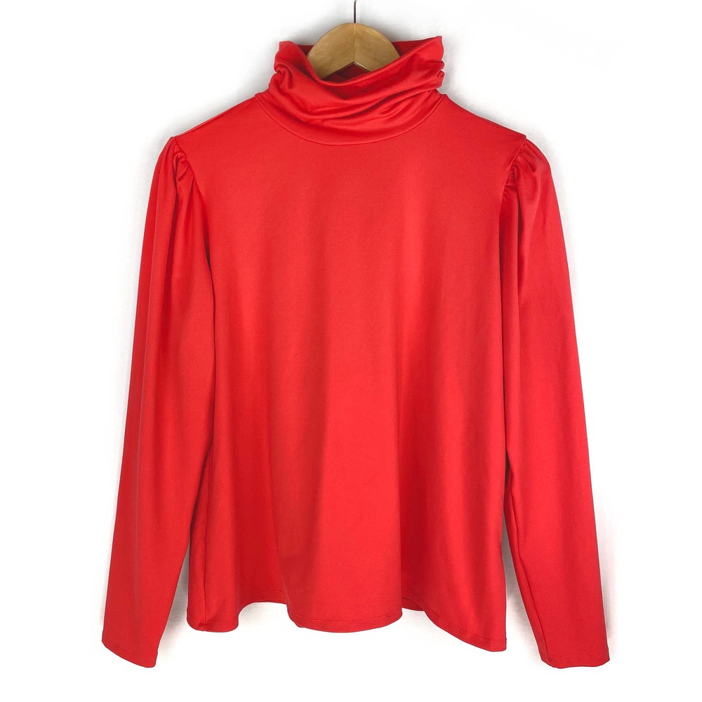 Rachel Parcell Turtleneck Raspberry Long Sleeve XL